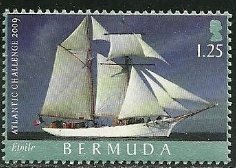 Stamp, Etoile, Bermuda,  , Ships