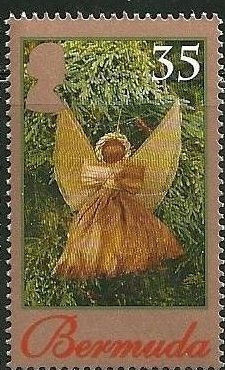 Stamp, Angel, Bermuda,  , Christmas, Crafts