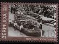 Stamp, Girl Guides with parade float, Bermuda,  , Scouting