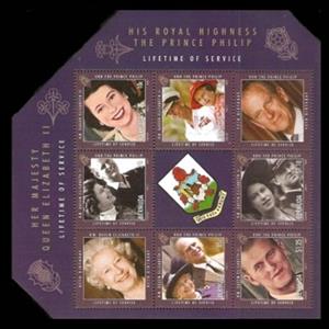 Mini Sheet, Sheet of 6 with 3 labels, Bermuda,  , Royalty