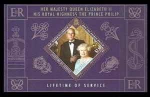 Souvenir Sheet, Queen and Prince Philip, different, Bermuda,  , Royalty