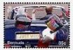 Stamp, Couple: In automobile, Bermuda,  , Royalty