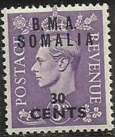 England Stamps Overprint "Somalia"