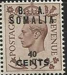 England Stamps Overprint "Somalia"