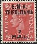 British Stamp Overprinted "B.M.A. Tripolitania"