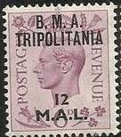 British Stamp Overprinted "B.M.A. Tripolitania"