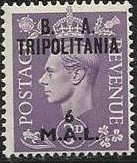 Stamp, British Stamp Overprinted "B.A. Tripolitania", Italian colonies, territories and occupations,  