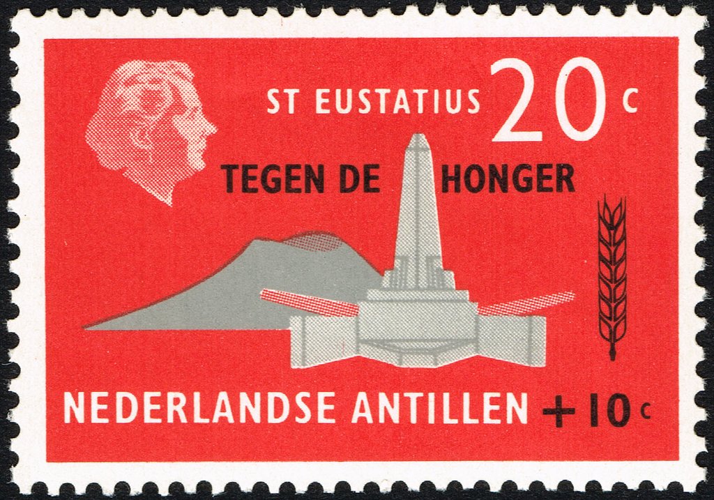 MiNr 76 Overprinted  `Tegen de Honger`