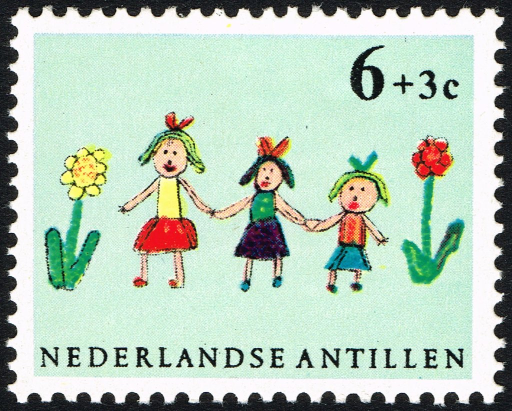 Three girls and flowers