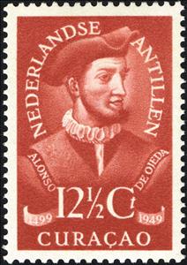 Stamp, Alonso de Ojeda, Netherlands Antilles,  
