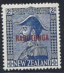 Stamp, Overprinted in Red, Cook Islands,  