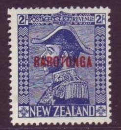 Stamp, Overprinted in Red, Cook Islands,  