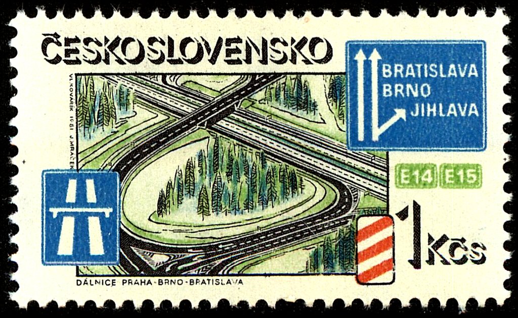 Brno-Bratislava Highway near Jihlava