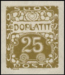 Stamp, Postage Due, Czechoslovakia,  , Numbers