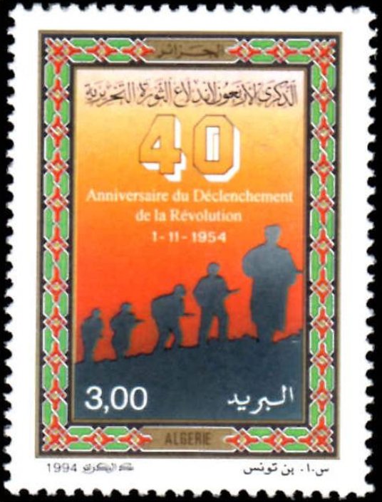 Algerian Revolution, 40th anniv