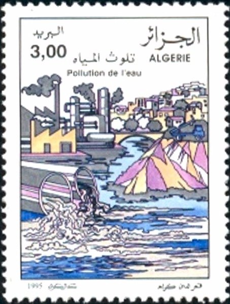 City, factory, discharge of worn water