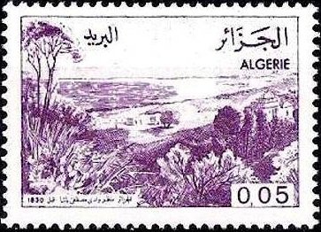Stamp, Mustapha Pacha, Algeria,  , Landscapes, Coastal Areas