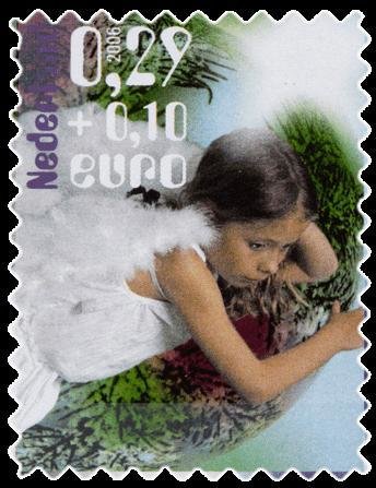 Child dressed up as angel