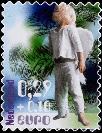 Child dressed up as angel