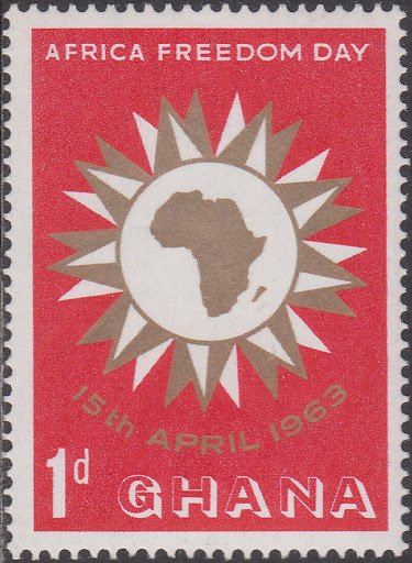 Map of Africa in Sun