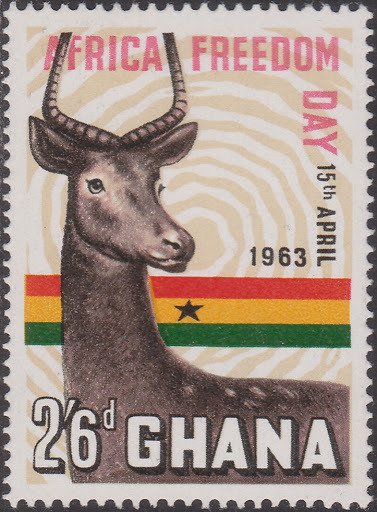 Red-fronted Gazelle (Gazella rufifrons), Flag
