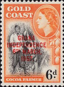 Stamp, Cocoa harvest, Ghana,  , Crops, Agriculture