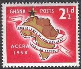 Map of Africa with script tape
