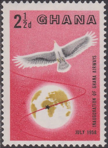 Palm-nut Vulture over Globe