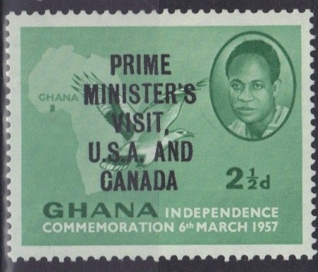 Kwame Nkrumah (1909-1972), Primeminister, Vulture, Map