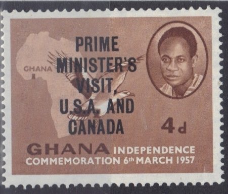 Kwame Nkrumah (1909-1972), Primeminister, Vulture, Map