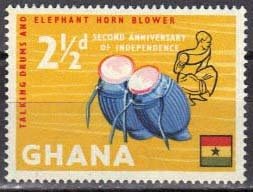 Talking drums and elephant hornblower