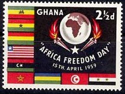 Globe and Flags of the Independent States of Africa