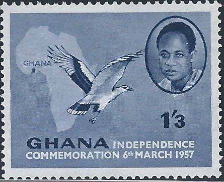 Kwame Nkrumah (1909-1972), Primeminister, Vulture, Map