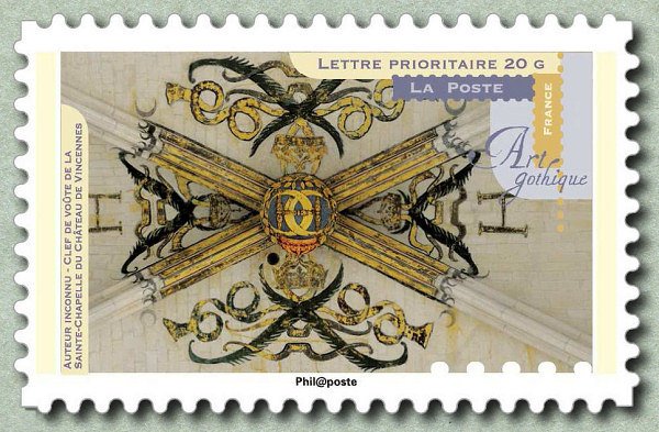 Keystone of the Sainte-Chapelle of Vincennes