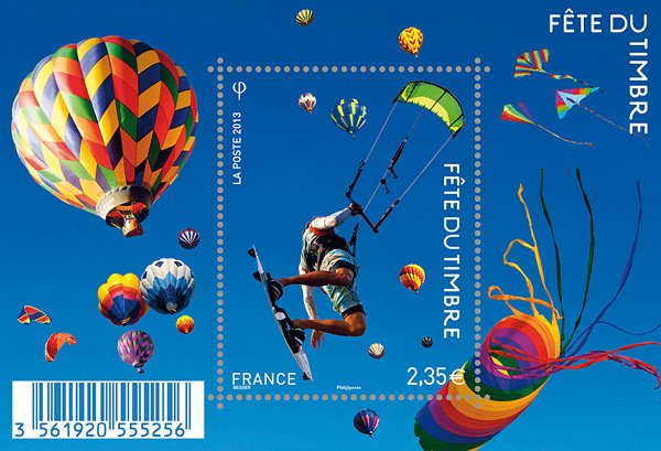 Festival stamp 2013 -  The stamp celebrates the air