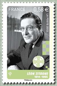 Stamp, Léon Zitrone 1914-1995, France,  
