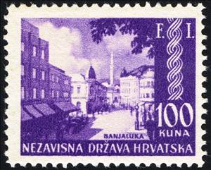 Stamp, Philatelistic Expo in Banja Luka, Croatia,  