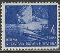 Stamp, Drina, Croatia,  , Landscapes