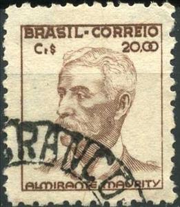 Stamp, Almirant Maurity, Brazil,  