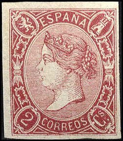 Stamp, Queen Isabel II, Spain,  , Heads of State, Towers, Лев, Queens