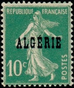Stamp, Type Semeuse, Algeria,  