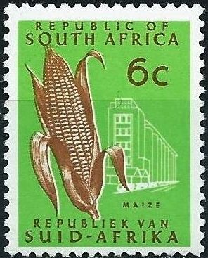 Stamp, Maize, South Africa,  