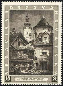 Stamp, "Stari Dolac", Croatia,  