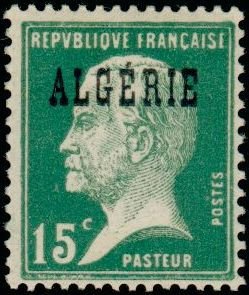 Stamp, Type Pasteur, Algeria,  