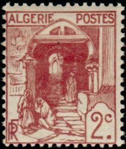 Stamp, Kasbah Street, Algeria,  