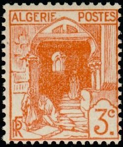 Stamp, Kasbah Street, Algeria,  