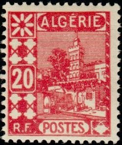 Stamp, Sidi Abderahmane Mosque, Algeria,  