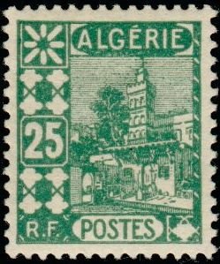 Stamp, Sidi Abderahmane Mosque, Algeria,  
