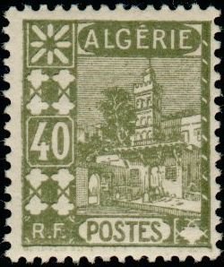 Stamp, Sidi Abderahmane Mosque, Algeria,  