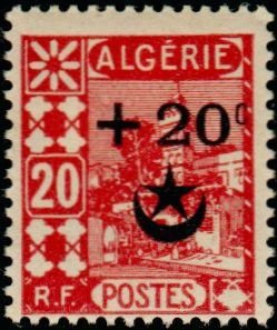 Stamp, Mosque of Sidi Abd er-Rahman, Algeria,  